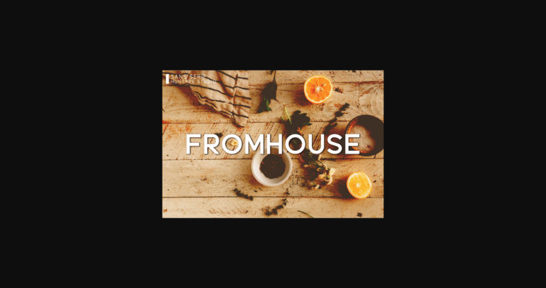 Fromhouse Font Poster 3