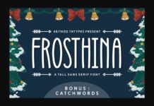Frosthina Font Poster 1