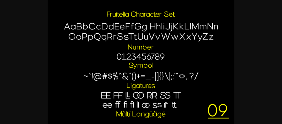 Fruitella Font Poster 10