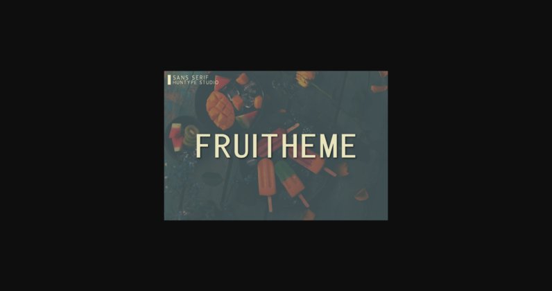 Fruitheme Font Poster 1