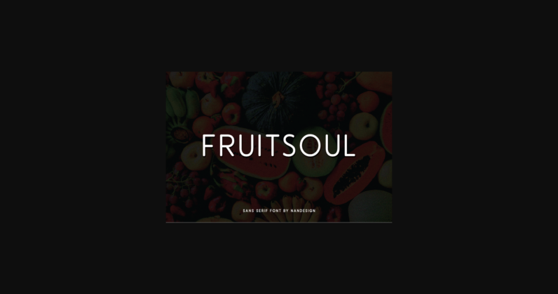 Fruitsoul Font Poster 3