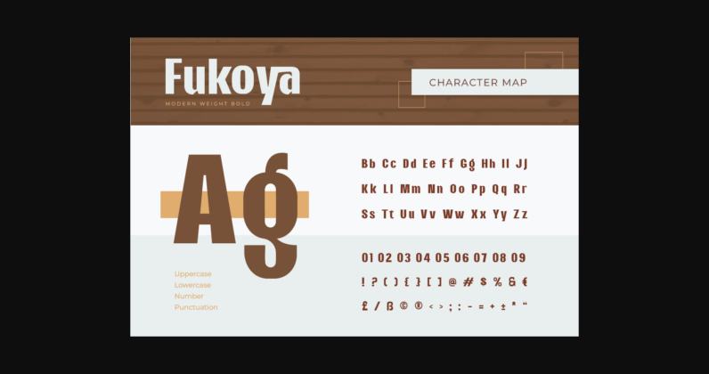 Fukoya Font Poster 4