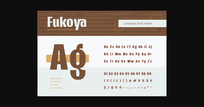Fukoya Font Poster 2