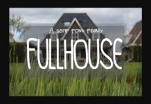 Fullhouse Font Poster 1