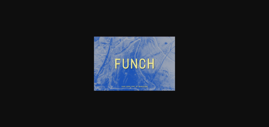 Funch Font Poster 3
