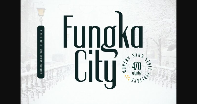 Fungka City Font Poster 3