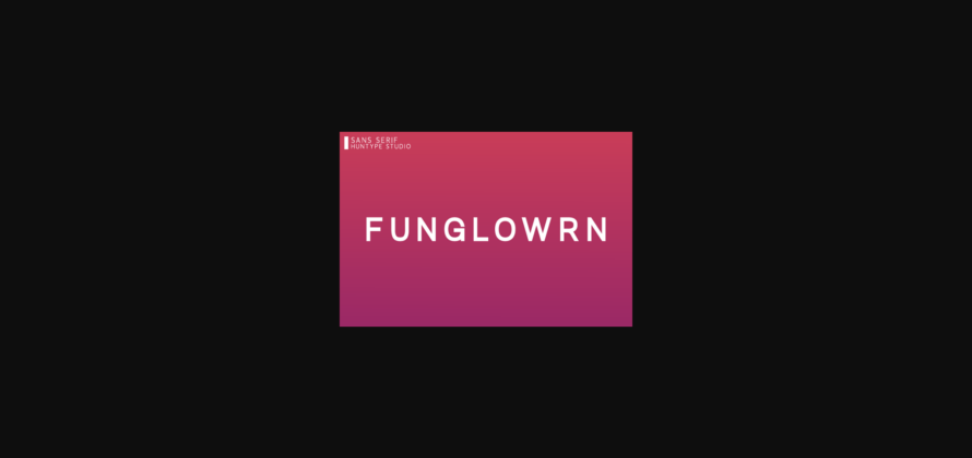 Funglowrn Font Poster 3