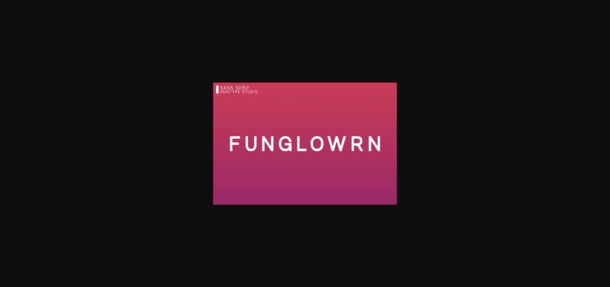 Funglowrn Font Poster 1