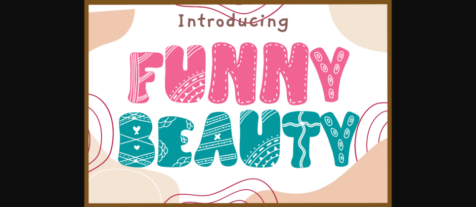 Funny Beauty Font Poster 3