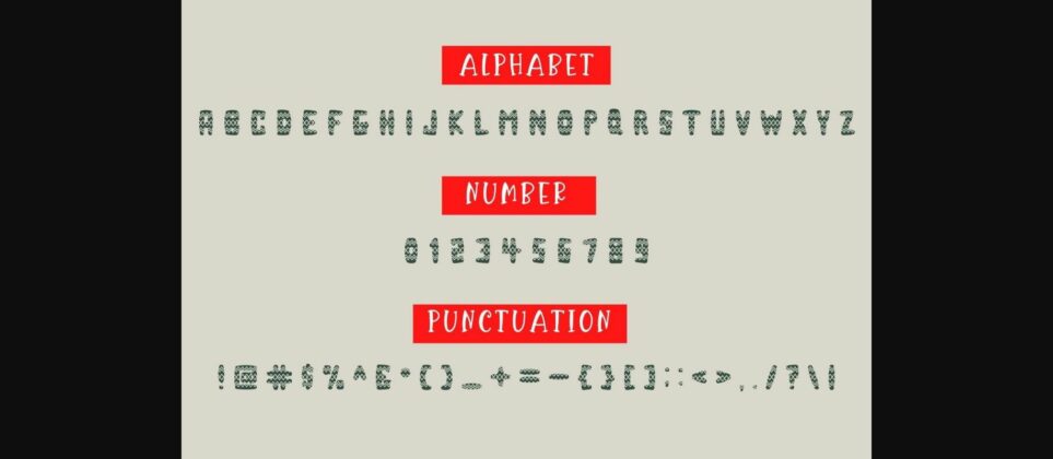 Funny Christmas Font Poster 4