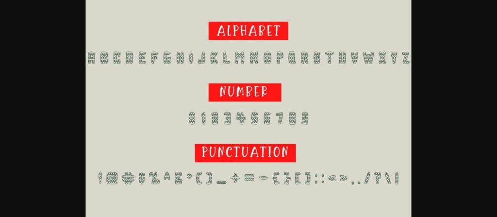 Funny Christmas Font Poster 5