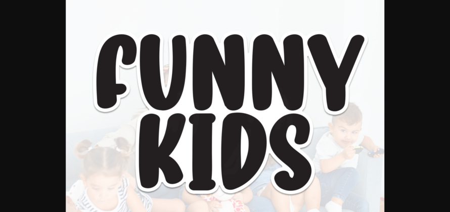 Funny Kids Font Poster 3