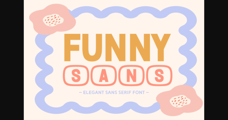 Funny Sans Font Poster 3