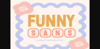 Funny Sans Font Poster 1