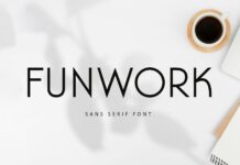 Funwork Font Poster 1