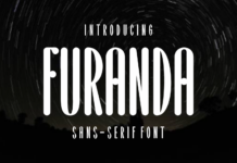 Furanda Font Poster 1