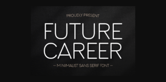 Future Career Font Poster 1