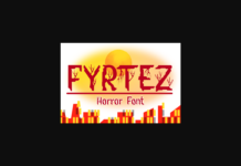 Fyrtez Font Poster 1