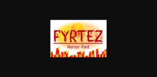 Fyrtez Font Poster 1