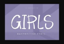 Girls Font Poster 1