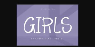 Girls Font Poster 1