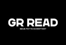 GR Read Font Poster 1
