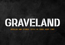 Graveland Font Poster 1