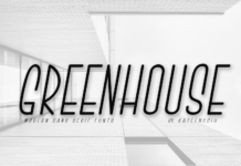 Greenhouse Font Poster 1