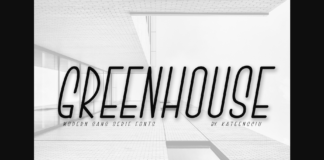 Greenhouse Font Poster 1