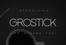 Grostick Font Poster 1