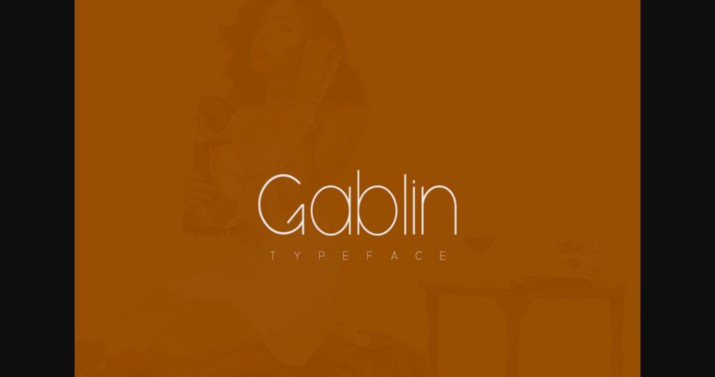 Gablin Font Poster 3