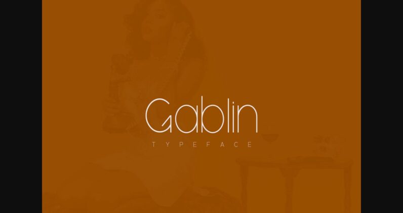 Gablin Font Poster 3