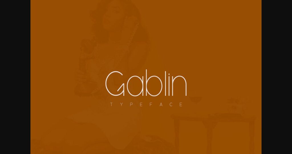 Gablin Font Poster 1