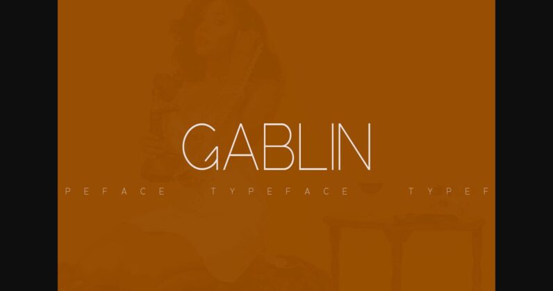 Gablin Font Poster 4