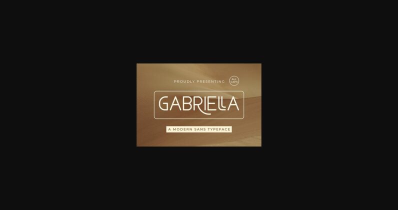 Gabriella Font Poster 3