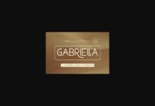 Gabriella Font Poster 1