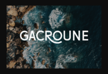 Gacroune Font Poster 1