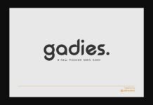 Gadies Font Poster 1