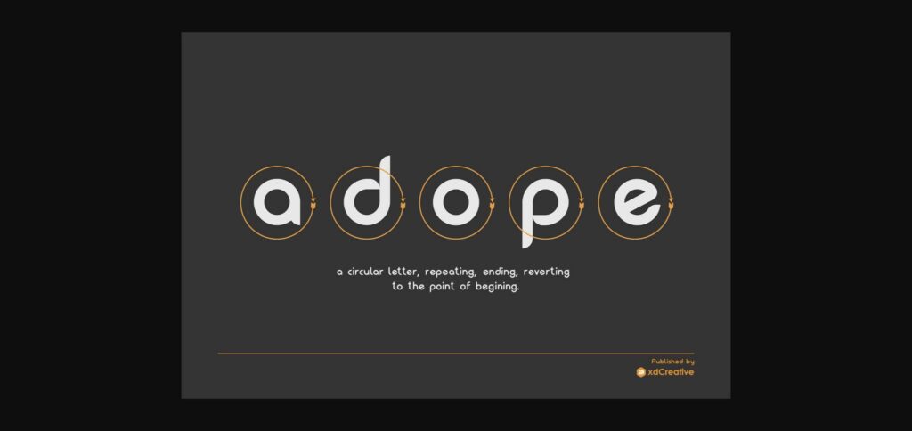 Gadies Font Poster 8
