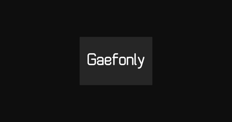 Gaefonly Font Poster 3