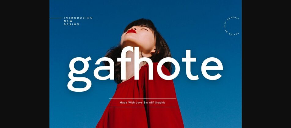 Gafhote Font Poster 3