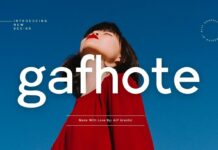 Gafhote Font Poster 1