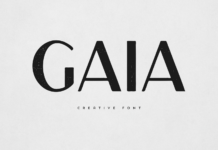 Gaia Font Poster 1