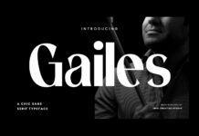 Gailes Font Poster 1