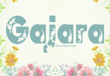 Gajara Font Poster 1