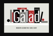 Galad Font Poster 1