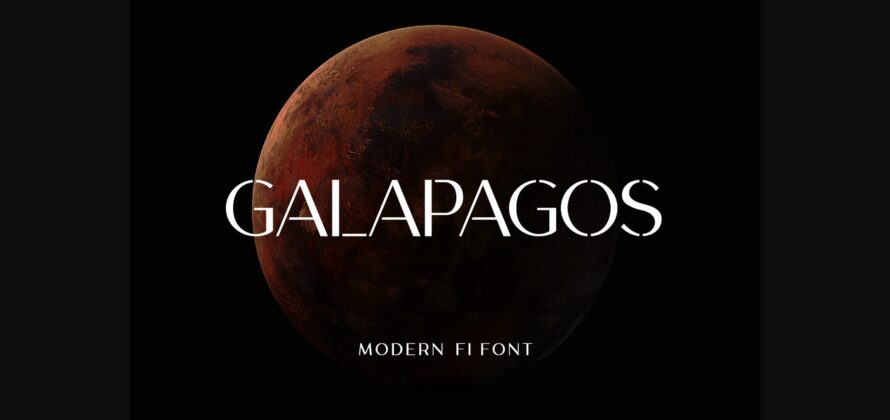 Galapagos Font Poster 3