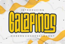Galapinos Font Poster 1