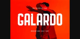 Galardo Font Poster 1