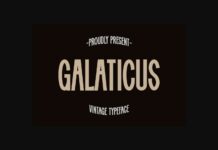 Galaticus Font Poster 1